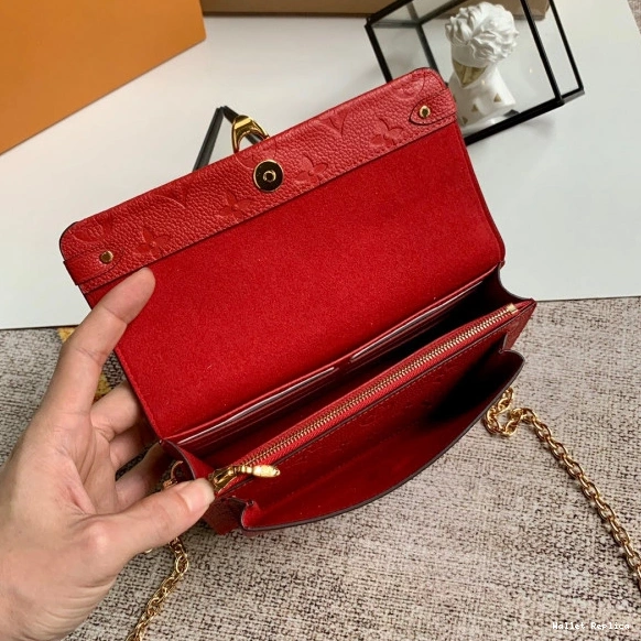 Cheap VUITTON VAVIN CHAIN LOUIS WALLET 0711